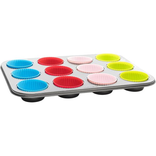 Форми для випікання мафінів Holmer BM-0812-RSG Sweet cake