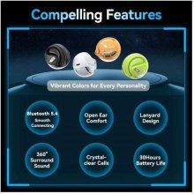 Навушники бездротові TWS Vention OpenBeat O12, Orange (NBUO0)