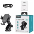 Автомобільний тримач для смартфона з бездротовою зарядкою Choetech Gravity Car Wireless 15W Charger, 4.7-7.2, Black (T203-F-ACBK)