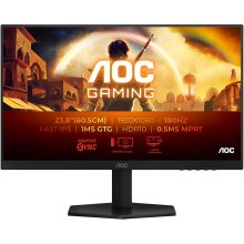 Монітор AOC 24G42E, 23.8 Fast IPS, 180Гц, HDMI/DP, чорний