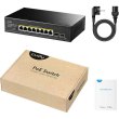 Комутатор Cudy GS1008PS2, 8xGigabit PoE+ Switch, 2xGigabit SFP, 120W (GS1008PS2)
