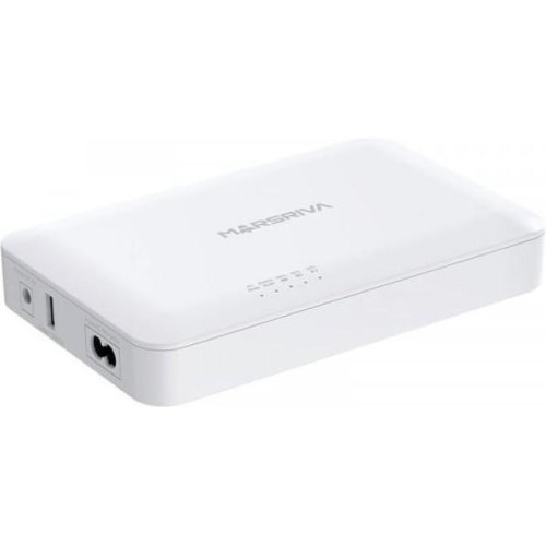 Джерело безперебійного живлення для роутерів Marsriva KP6 DC UPS, 10000mAh, 18W, 240V AC, 3xDC, PoE 24V/1A, USB Out