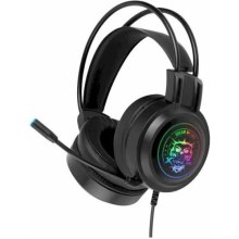 Гарнітура дротова, ігрова XTRIKE ME GH-516, USB7.1, статичне RGB, кабель 2м, чорна