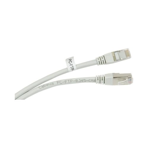 Патч-корд Kingda PAFT4500-CU, FTP, cat.5e, CU, 5м, сірий