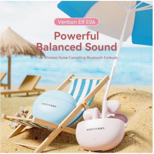 Навушники бездротові TWS Vention Elf Earbuds E06, Pink (NBKP0)