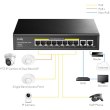 Комутатор Cudy GS1010PE, 8xGigabit PoE+ Switch, 2xGigabit Uplink, 120W (GS1010PE_EU)