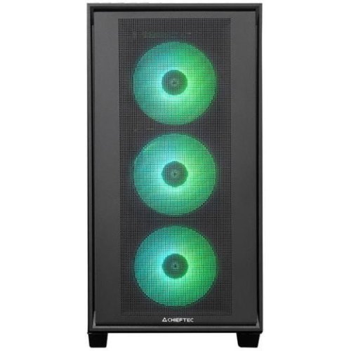 Корпус Chieftec Hunter 3, без блоку живлення, E-ATX, 4x120мм, Black (GS-03B-OP)