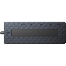 Док-станція HP, USB 3.1 Type-C to HDMI/2xUSB 3.0/2xUSB Type-C/DP/RJ45/Ethernet, чорна (50H55UT)