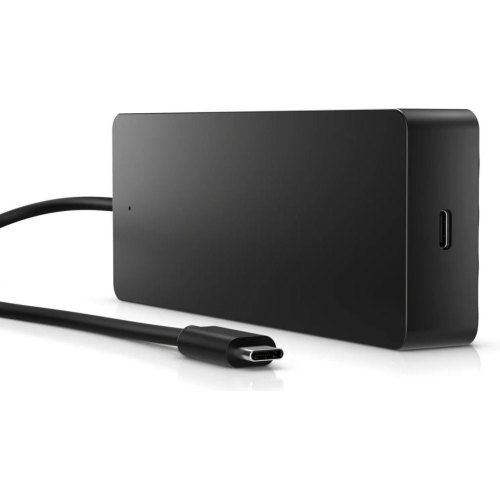 Док-станція HP, USB 3.1 Type-C to HDMI/2xUSB 3.0/2xUSB Type-C/DP/RJ45/Ethernet, чорна (50H55UT)