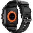 Смартгодинник Oukitel BT20, Black/Orange (6931940742177)
