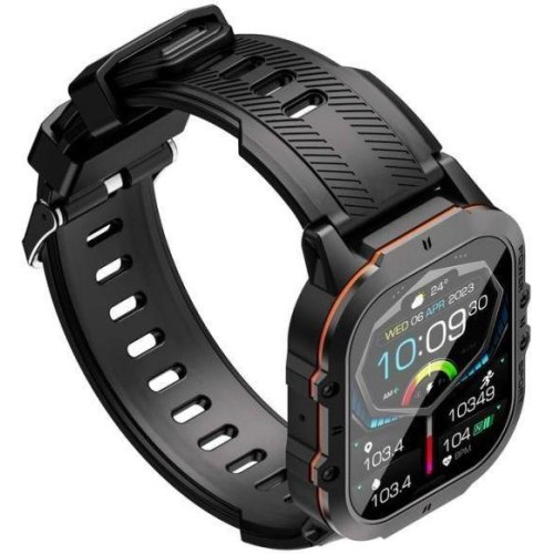 Смартгодинник Oukitel BT20, Black/Orange (6931940742177)