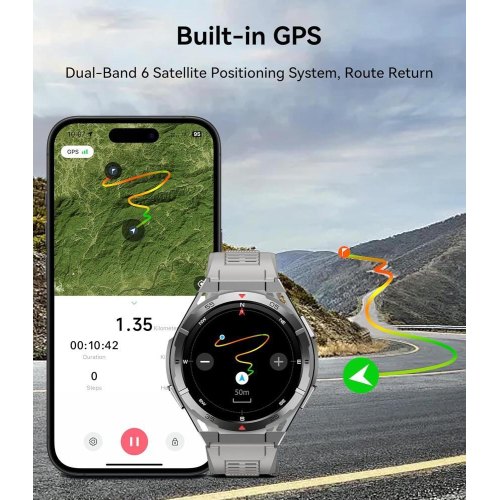 Смартгодинник Oukitel BT12, Grey (6931940789585)