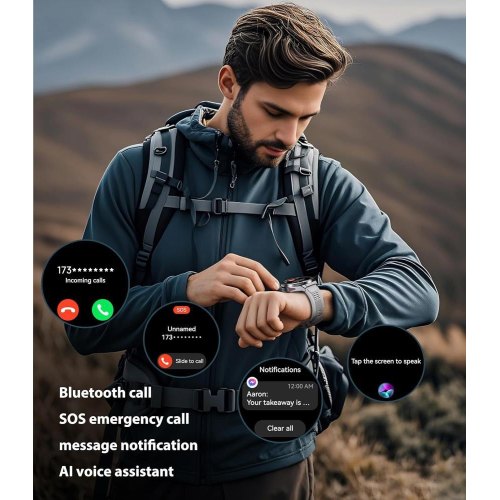 Смартгодинник Oukitel BT12, Grey (6931940789585)