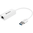 Перехідник Sandberg, USB 3.0 Type-A to Ethernet RJ45 1000 Мбіт/с, білий (133-90)