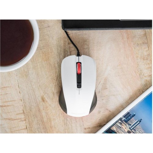 Миша дротова Modecom MC-M9.1, 1600dpi, чорно-біла (M-MC-00M9.1-200)