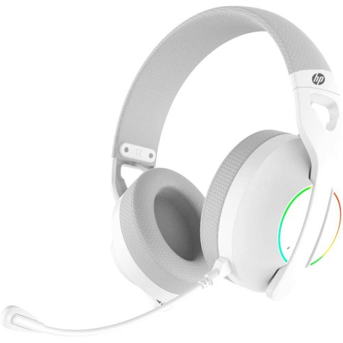 Гарнітура дротова, ігрова HP DHE-8003U Gaming, Sound 7.1, USB, RGB, кабель 2м, White