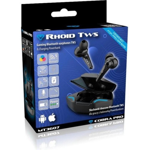 Навушники бездротові TWS Media-Tech Cobra Pro Rhoid In-ear Wireless Gaming (MT3607)