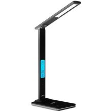 Лампа настільна LED Media-Tech Leditou, 4W, 6500K, 15W QI, з вбудованим WRL, чорна (MT222K)