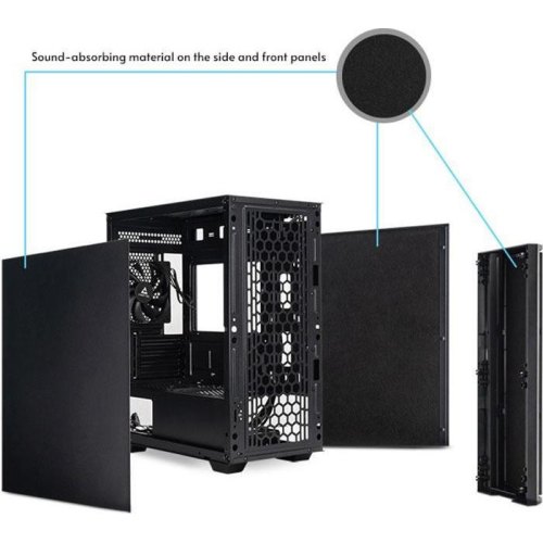 Корпус Chieftec Pro Mini, без блоку живлення, mATX, без БЖ, Black (AZ-01B-OP)