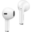 Навушники бездротові TWS Media-Tech R-PHONES, Bluetooth 5.3, White (MT3608W)