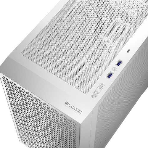 Корпус Logic Concept Dart Pro Mini Mesh, без блоку живлення, mATX, 3x120мм, White (AM-DART-PRO-0000-20)
