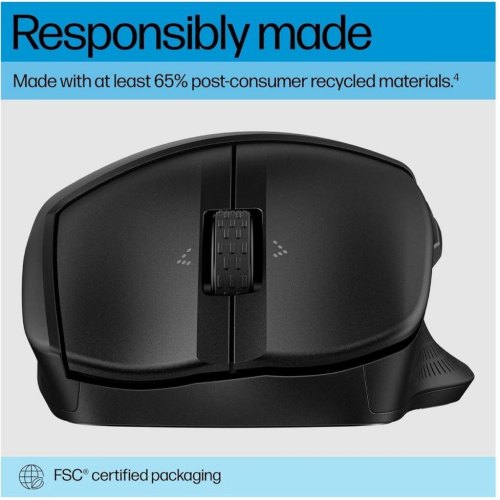 Миша бездротова HP 480 Comfort, 4000dpi, чорна (8T6M3AA)