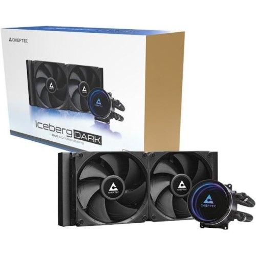 Система водяного охолодження для процесора Chieftec Iceberg 240 DARK (CLC-240-BLK)