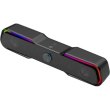 Акустична система 2.0 HP Sound Bar LED RGB, 6Вт, 3.5мм, USB (DHE-6002)
