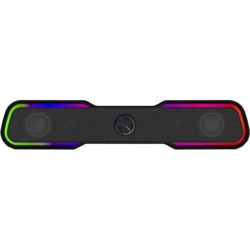 Акустична система 2.0 HP Sound Bar LED RGB, 6Вт, 3.5мм, USB (DHE-6002)