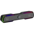 Акустична система 2.0 HP Sound Bar LED RGB, 6Вт, 3.5мм, USB (DHE-6002)