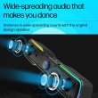 Акустична система 2.0 HP Sound Bar LED RGB, 6Вт, 3.5мм, USB (DHE-6002)