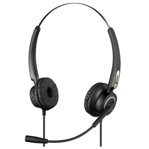Гарнітура дротова Sandberg Office Headset Pro Stereo, USB, Black (126-13)