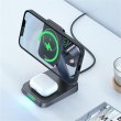 Бездротовий зарядний пристрій Acefast E3 Wireless QI 3in1 18W (6974316280903)