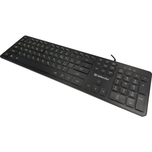 Клавіатура дротова, ігрова Defender Balance LQ UA, LED підсвітка, чорна (450790)
