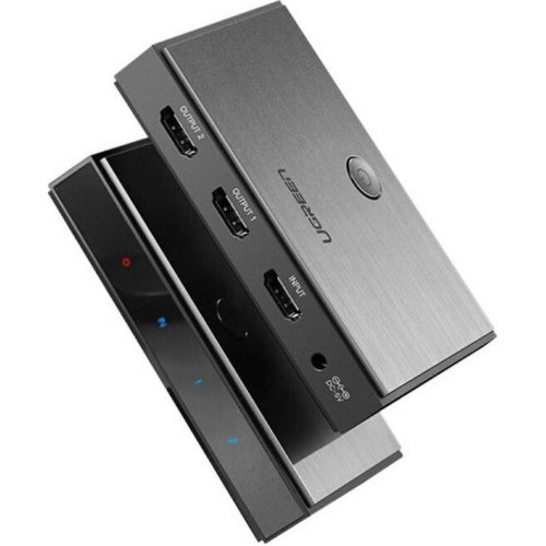 Сплітер UGREEN CM186 HDMI 2.0 UHD 4K/60Hz HDR, чорний (50707EU)