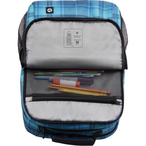 Рюкзак для ноутбука HP Campus Tartan Plaid, 16.1, блакитний (7J594AA)