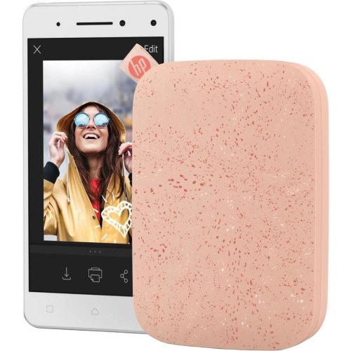 Фотопринтер портативний HP Sprocket, 2x3, 313x400dpi, Zink, 64MB, Bluetooth, рожевий (HPISPP)