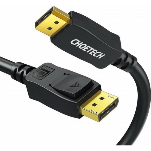 Кабель Choetech, DisplayPort (M) to DisplayPort (M), 2м, v1.4, 8K 60Hz (XDD01-V1-BK)