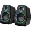 Акустична система 2.0 Defender Solar 10, 10Вт, Bluetooth, RGB підсвітка, USB, чорна (65940)