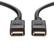 Кабель Ugreen DP102, DisplayPort (M) to DisplayPort (M), v1.2, 4K 60Hz, 2K 144Hz, 2м, чорний (10211)