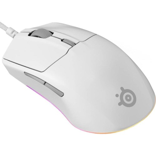 Миша дротова SteelSeries Rival 3 Gen 2, RGB, White (62516)
