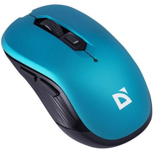 Миша бездротова Defender Gassa MM-105, до 1600dpi, безшумна, бірюзова (52102)