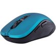 Миша бездротова Defender Gassa MM-105, до 1600dpi, безшумна, бірюзова (52102)
