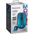 Миша бездротова Defender Gassa MM-105, до 1600dpi, безшумна, бірюзова (52102)