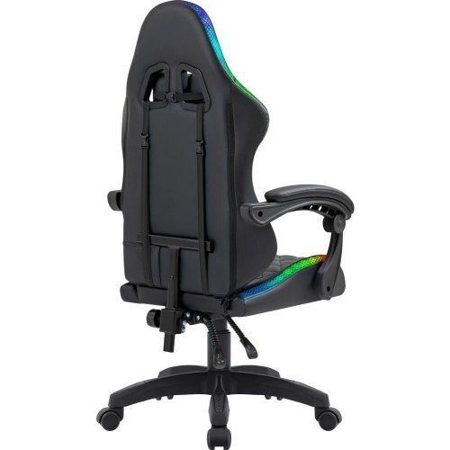 Крісло ігрове Defender Energy, клас 4, 50мм, RGB, чорне (64559)