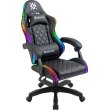 Крісло ігрове Defender Energy, клас 4, 50мм, RGB, чорне (64559)