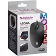 Миша дротова Defender Azora MB-241, 1200dpi, чорна (52241)