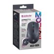 Миша бездротова Defender Effect X MS-095, до 1600dpi, безшумна, чорна (52095)