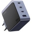 Мережевий зарядний пристрій Ugreen X565 Nexode Fast Charger, 3xUSB Type-C/1xUSB Type-A, 100W, GaN, сірий (35043)