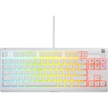 Клавіатура дротова, ігрова SteelSeries Apex 3 TKL UA White  (64819)